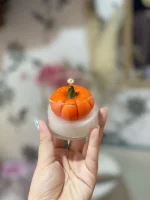 شمع کدو تنبل جار  شیشه‌ای - Image 3