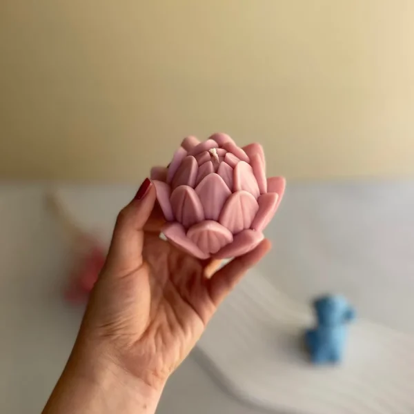 شمع لوتوس (گل نیلوفر آبی)